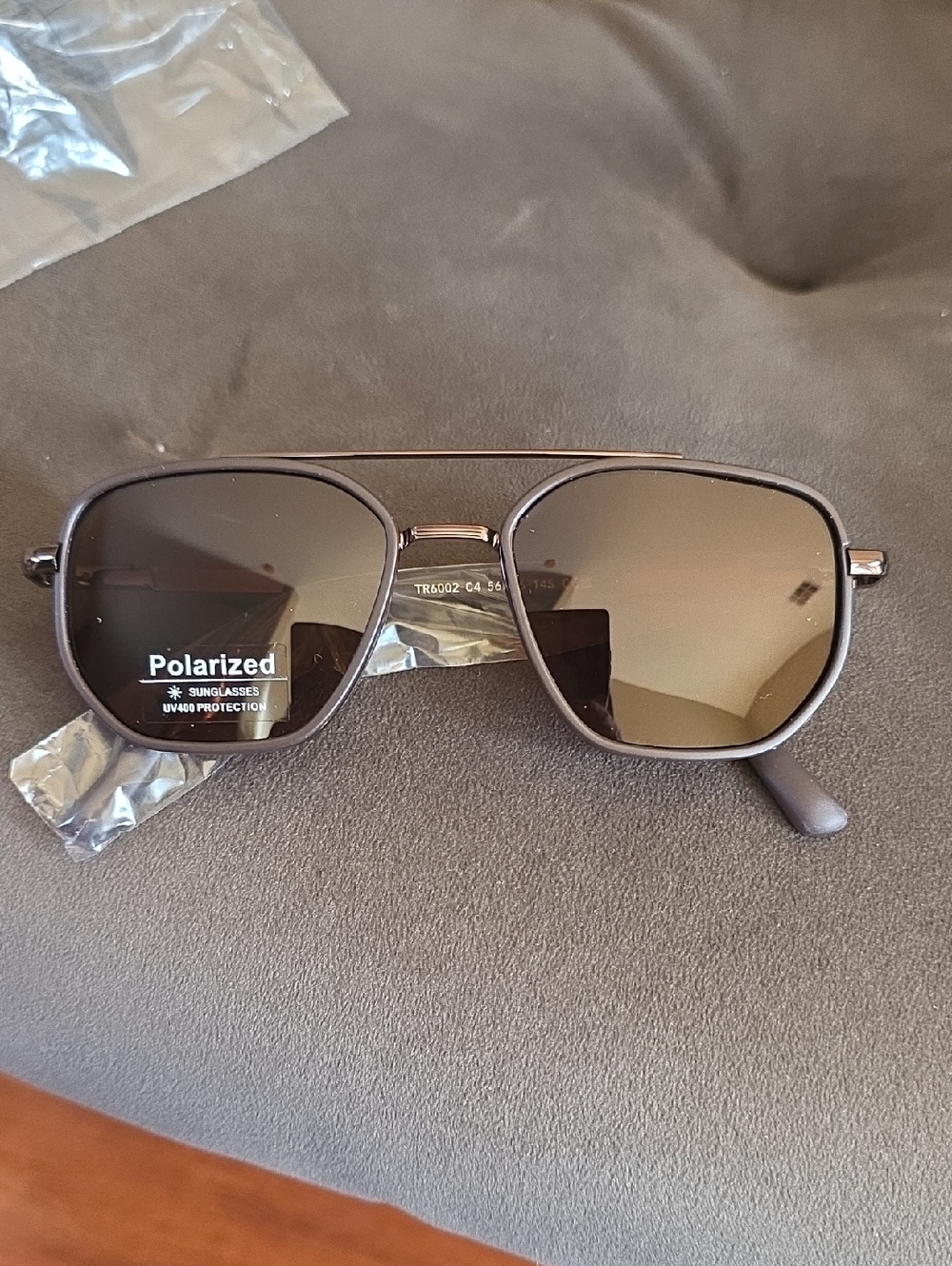 Polarized Brown Lens Aviator Sunglasses